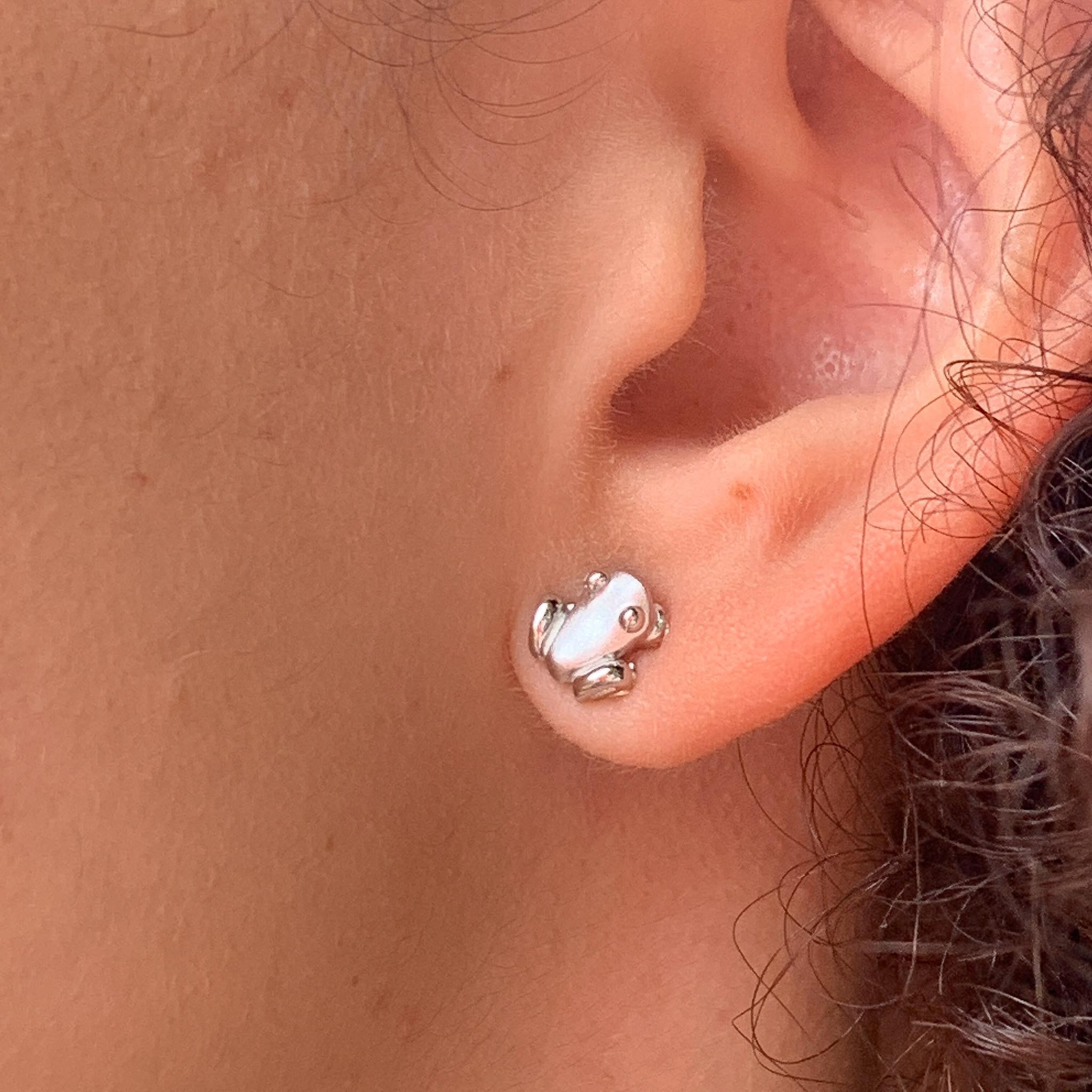 571-Coqui-Stud-Earrings-Solid-Sterling-Silver-.925-Choice-of-Matte-or-Polish
