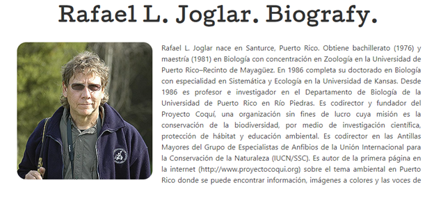 coqui bioligist